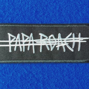 PAPA ROACH Sew On / Iron On Embroidered Music Patch