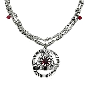 Rhaenyra Necklace Dragon House Red Medallion Pendant