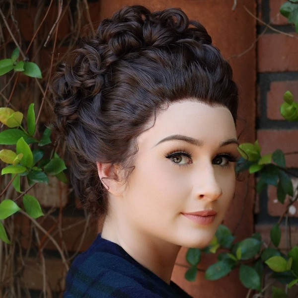 Outlander Claire Wig Fraser Historical Lace Front Updo