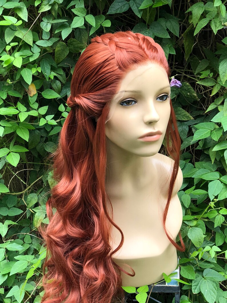 Tauriel Hobbit Wig Red Braid Elf Lace Front Etsy
