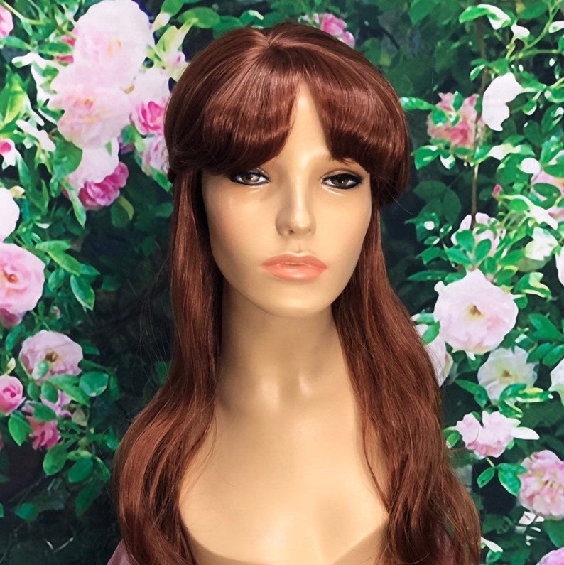 Anna 2 Braid Frozen Wig Princess Auburn Red | Etsy