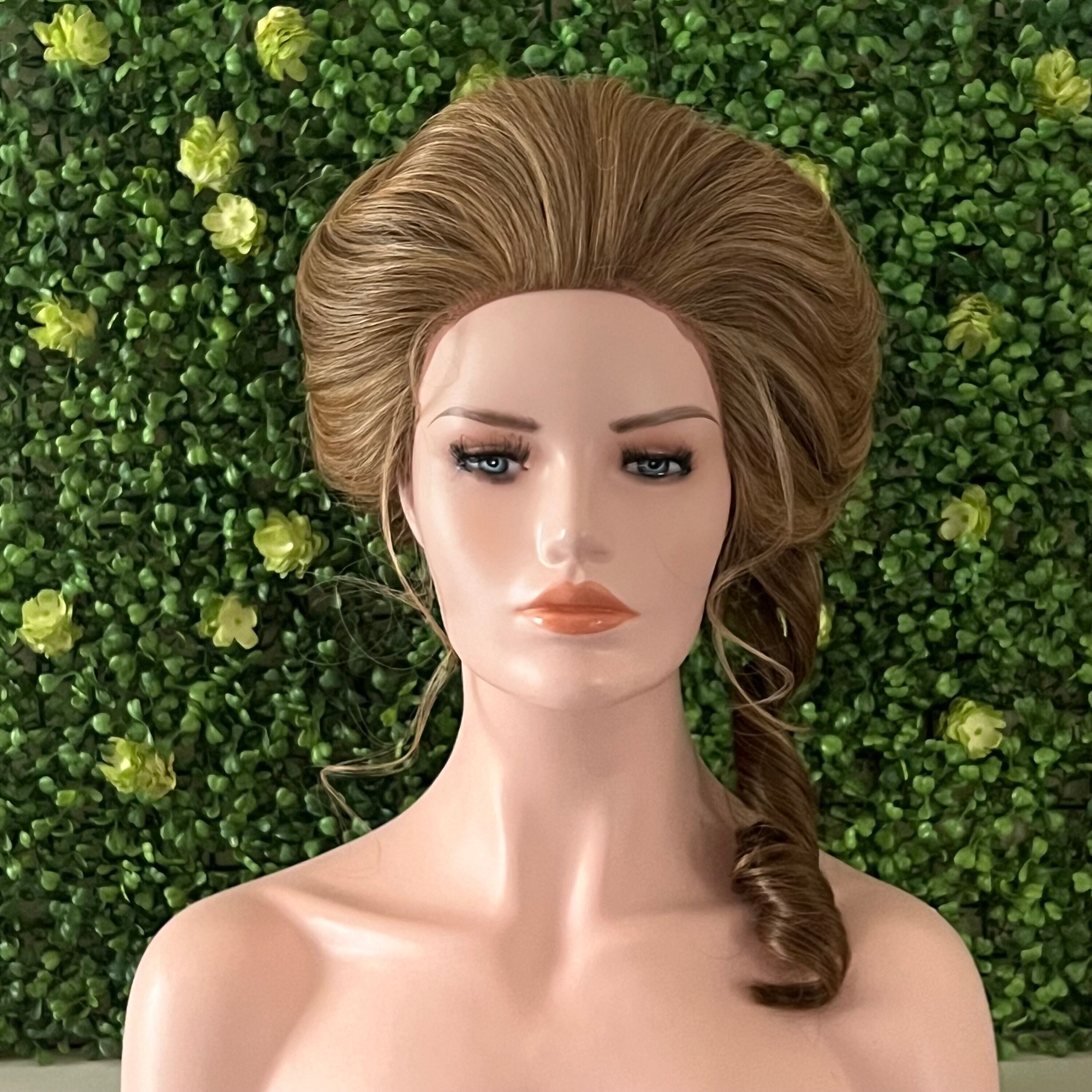 WIG ME UP – 91019-ZA89 Man Gents Lady Party Wig Halloween Fancy Dress Baroque Noble Aristocrat Lord Curls Long Ponytail Blond - View #9