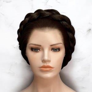 Leia Hoth Wig Princess Wars Lace Front Costume