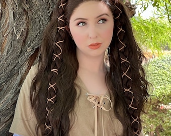 Leia Ewok Village Wig Princess Rise Wars Lace Front