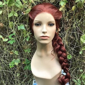 Sansa Braid Wig Game Thrones Stark Lace Front