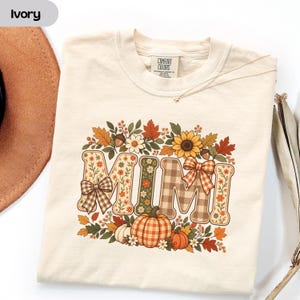 Maglietta autunnale Mimi, effetto patchwork, maglietta autunnale Mimi, t-shirt autunnale Mimi, regalo autunnale per Mimi, nonna