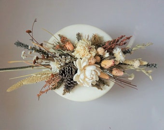 Rustic Fall Cake Topper, Wedding Cake Topper, Dried Flower Cake Decor, Cake Topper for Sheet Pan Cake, Floral Cake Topper, Autumn Wedding