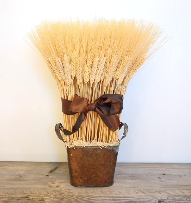 Dried Wheat Arrangement Dry Wheat Bundle Thanksgiving