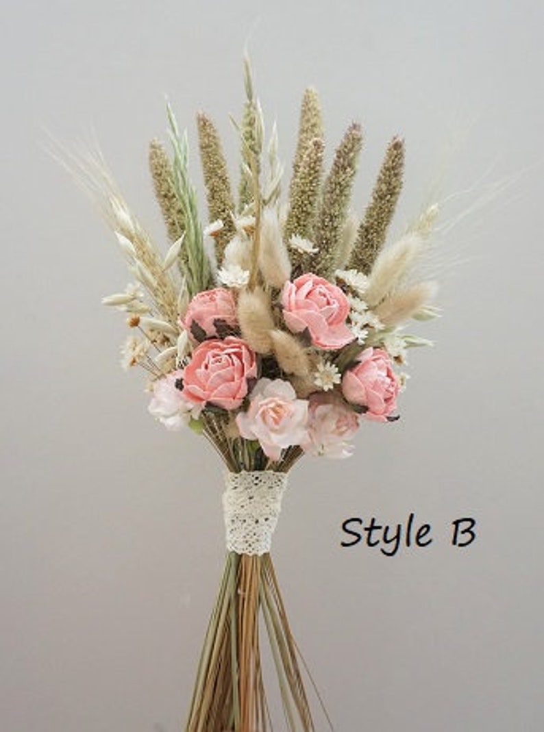 Floral Wall Hanging Dried Flower Wall Bouquet Nursery Etsy