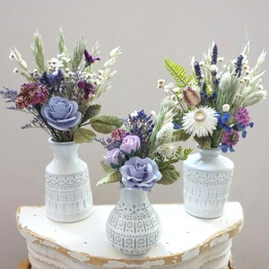 Dried Flower Bouquet: Purple Passion Boho Table Decor