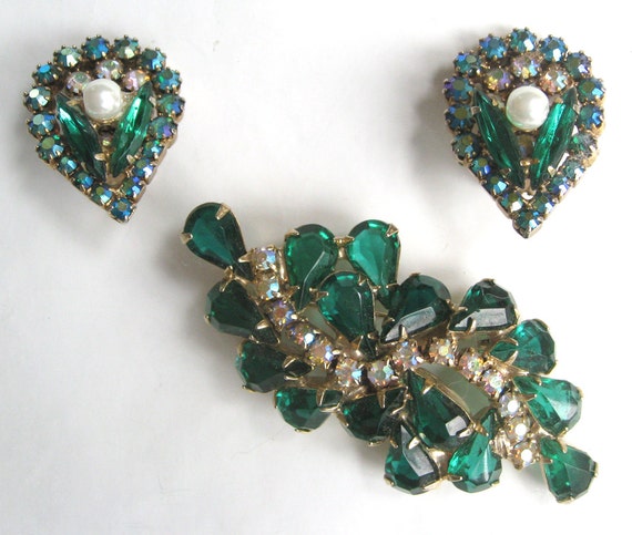 Spedizione gratuita negli Stati Vintage Swarovski Smeraldo