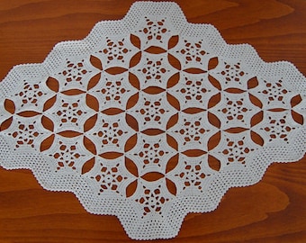 Handmade Crochet White Doily Table Decoration Romantic Decor (11)