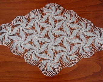 Handmade Crochet White Doily Table Decoration Romantic Decor (20)