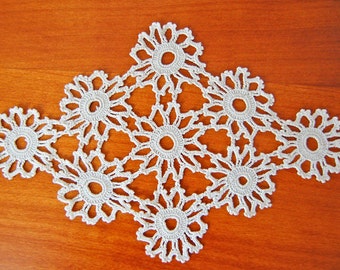 Handmade Crochet White Doily Washable Table Decoration Home Decor (8)
