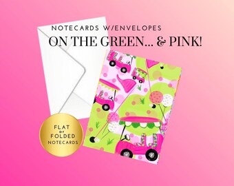 Golf Stationery - Notecards with Envelopes
