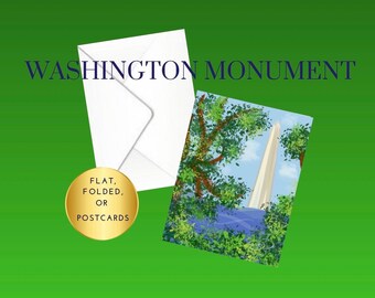 The Washington Monument - Washington, DC Notecards