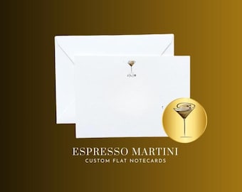 Espresso Martini/Cocktail Notecards & Stationery