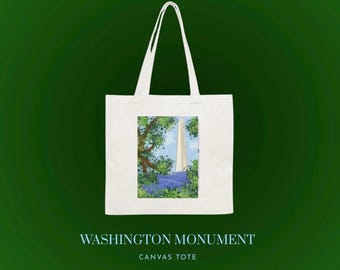 Washington, DC Canvas Tote