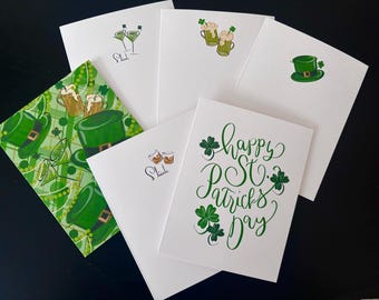 St. Patrick’s Day - FOLDED Notecard Set/Stationery