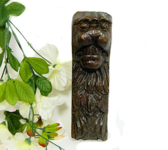 18th century carved oak lion corbel architectural etsy