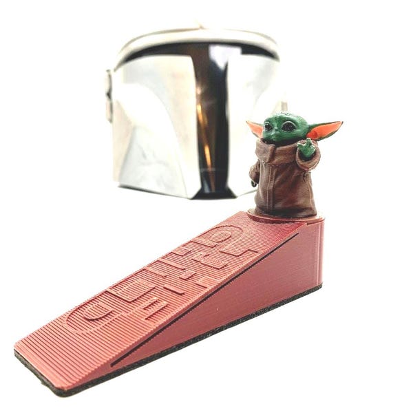 Baby Yoda Door Stop! 3D Printed Star Wars Decor