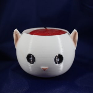 Kitty Cat Planter- Custom 3D Printed mini succulent desk air plant pot