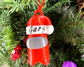 Astronaut Crewmate Christmas Ornament Video Game PC Impostor