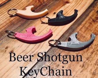 Beer Shotgun Party keychain tool-personalized-bottle opener | Men&#39;s Gift | Boyfriend&#39;s Gift