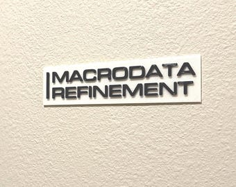Lumon Industries Sign: Macrodata Refinement, Severance TV Prop Replica