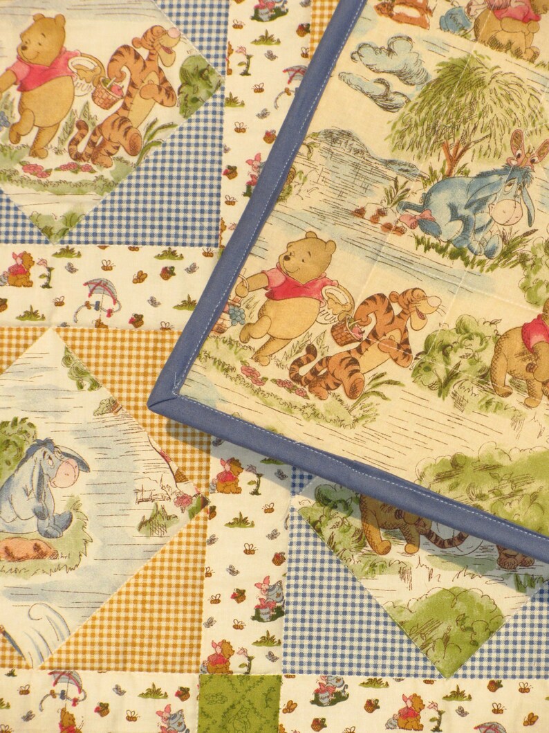 Disney's Winnie the Pooh Baby Quilt Etsy