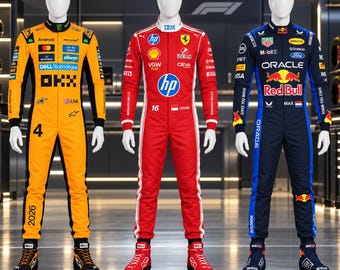 Traje de Fórmula 1 para hombre, estilo 2026, para niños/adultos / Mono de piloto de Cordura Motorsport