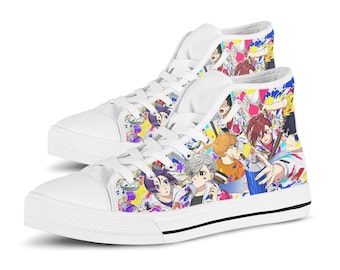Blue Lock Custom High Top Sneakers, Yoichi Isagi Personalized Canvas Platform Shoes + Kids' Sizes
