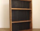 apothecary cabinet, small wood shelves, disply shelf, tabletop wall spice storage oil storage, narrow shelves, primitive country home decor