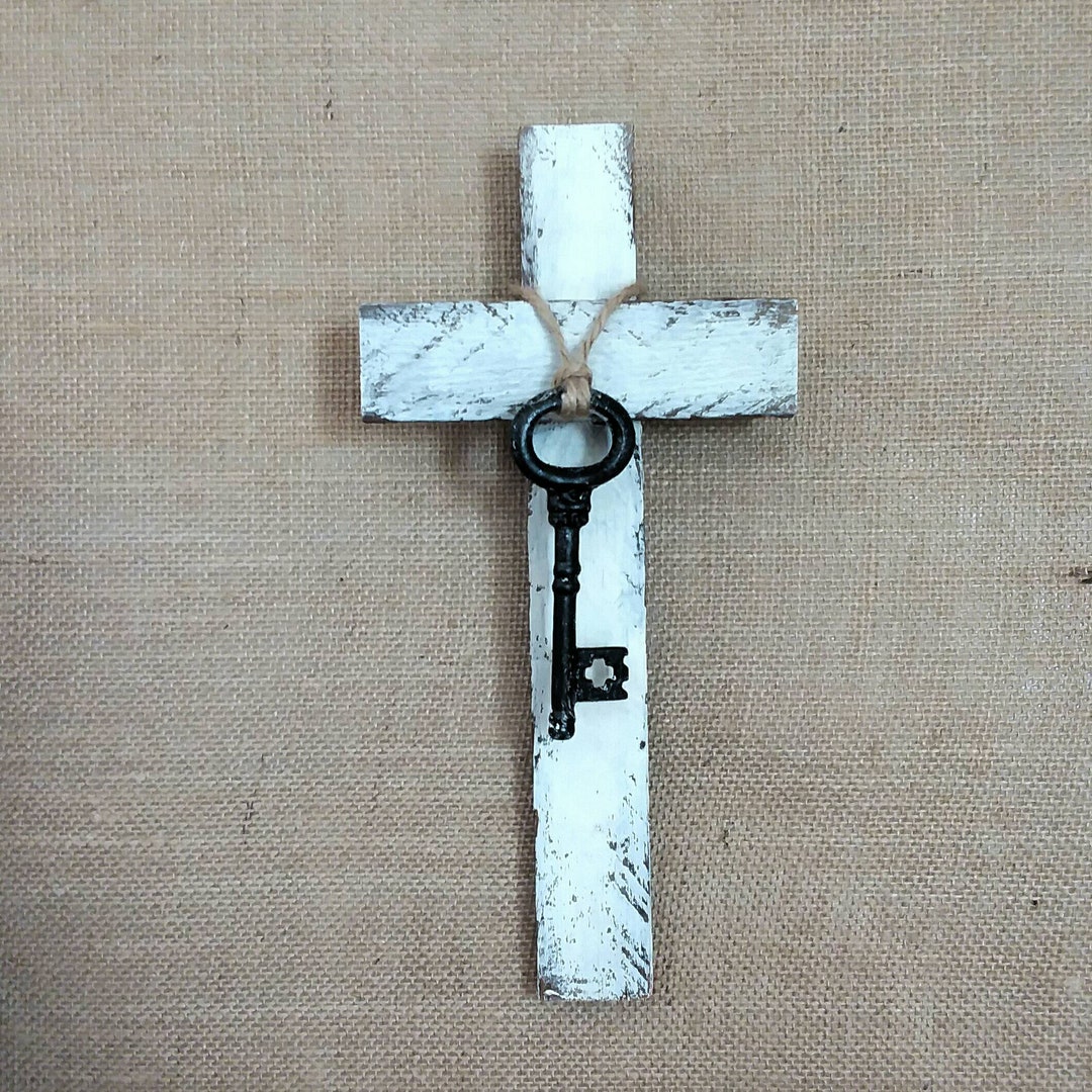 Wall Cross Wood Cross Husband Gift Walnut Cross Wooden Cross Christian Gift  Religious Cross Baptism Cross-12 