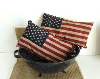 Patriotic American Flag Shelf Sitters
