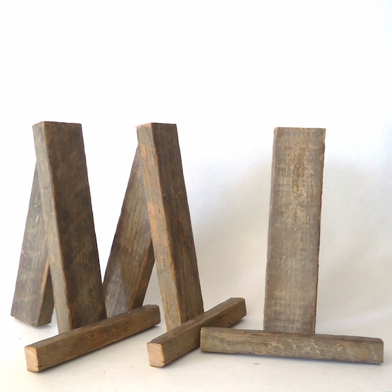 Rustic Tabletop Easels, Wedding Signs Stands, Party Supplies