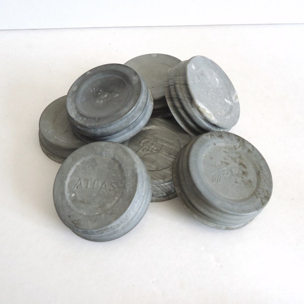 Zinc Jar lids , Canning Jar lids