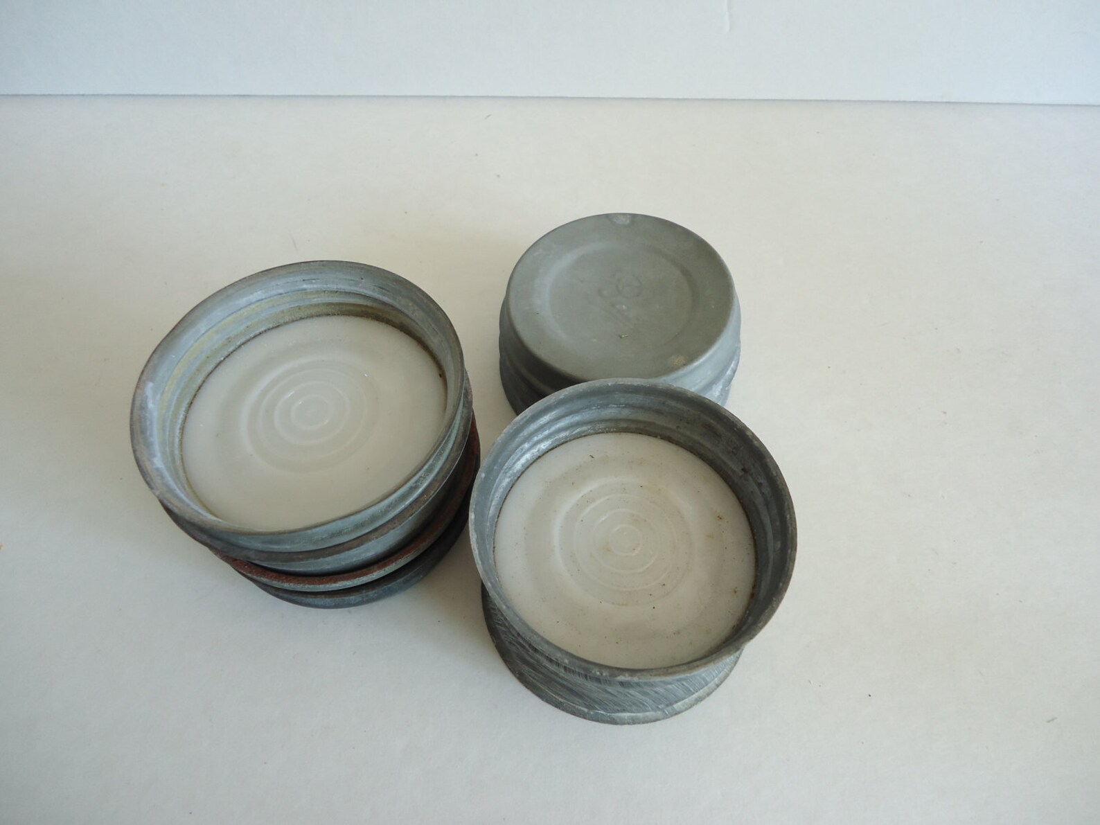 Zinc Jar Lids Canning Jar Lid 2 Standard Size Vintage Atlas Etsy