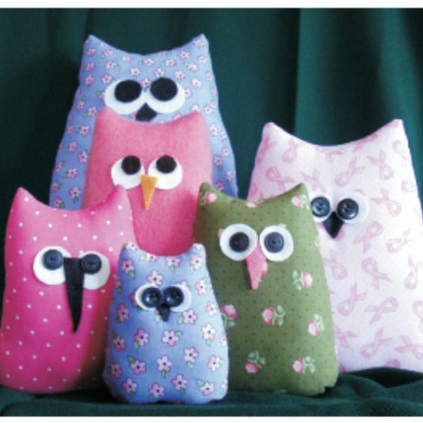 Owl pattern, Easy sewing pattern beginner, nursery, owl pillow easy sewing, soft owl doll, kids sewing pattern, bean bag owl