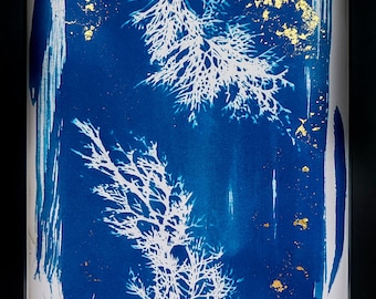 Gerahmter Cyanotyp 4