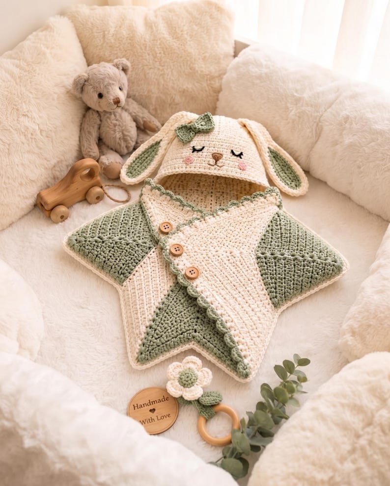 Baby Bunting Crochet Pattern | Newborn Photo Prop | Advanced Beginner