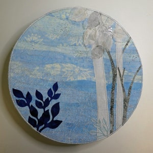 Frosty Trees Fabric Bowl