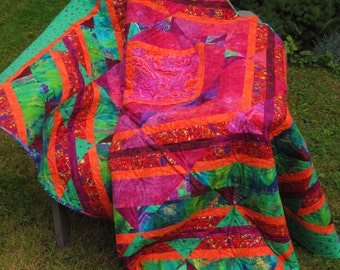 Tropischer Heatwave Lap Quilt