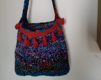 Purse Bag Tote Bohemian Crossover Beaconhillcollect Crochet Bag