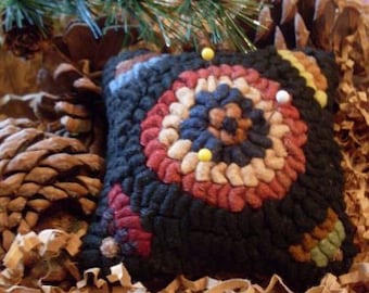 Pincushion  Hooked Rug Beaconhillcollect Hooked Rug