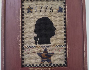 Washington 1776 Stitched Sampler Beaconhillcollect Washington 1776 Sampler