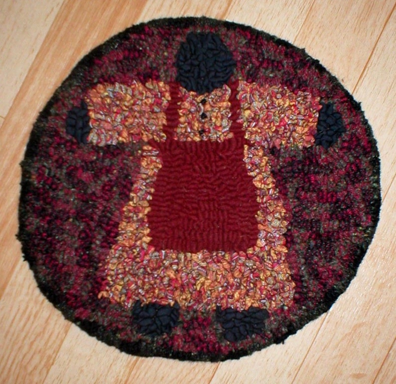 Farmhouse Decor Hooked Rug Chair Mat Beaconhillcollect Farmhouse Decor