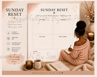 Beautifully Us By Sim Sunday Planner (Digital Download)