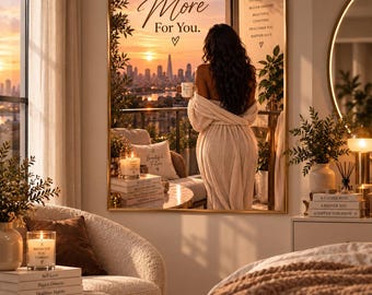 Black Woman Motivational Wall Art | There Is More For You Print (Digital Download)
