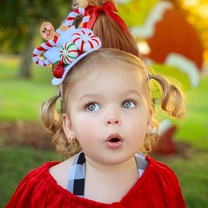 Cindy Lou Who Teeservice Haarband, Nylon, Alligator-Clip oder Standard Haarband